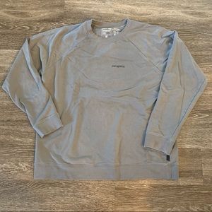 Patagonia Gray Logo Crewneck Sweater XXL
